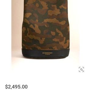 Army color bag with small one in